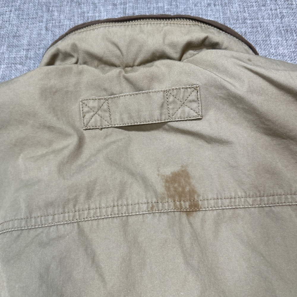 VTG Cabela's Medium Khaki Utility Jacket Outdoor Gear Military Hunting Fishing - Picture 13 of 15